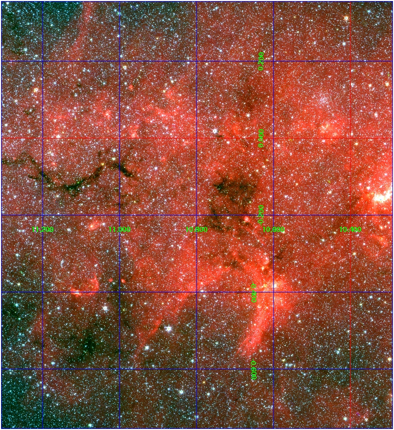 Color image of a small region near l=10.8