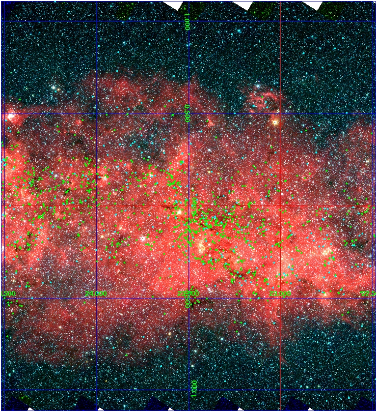 VRSs (lower and upper peak) near l=23.5